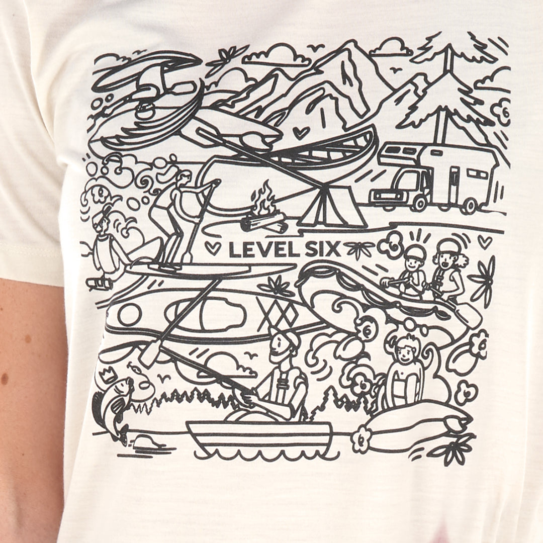 Women's Level Six Graffiti Tee (2)