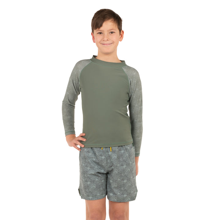 Slater Kid's Long Sleeve Sunguard — Hunter
