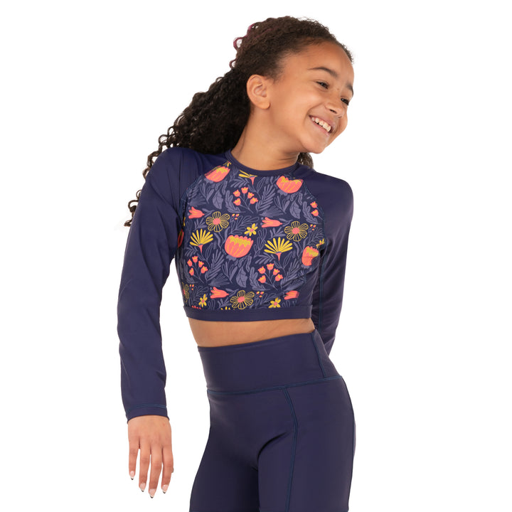 Isla Crop Top — Coral Bunch
