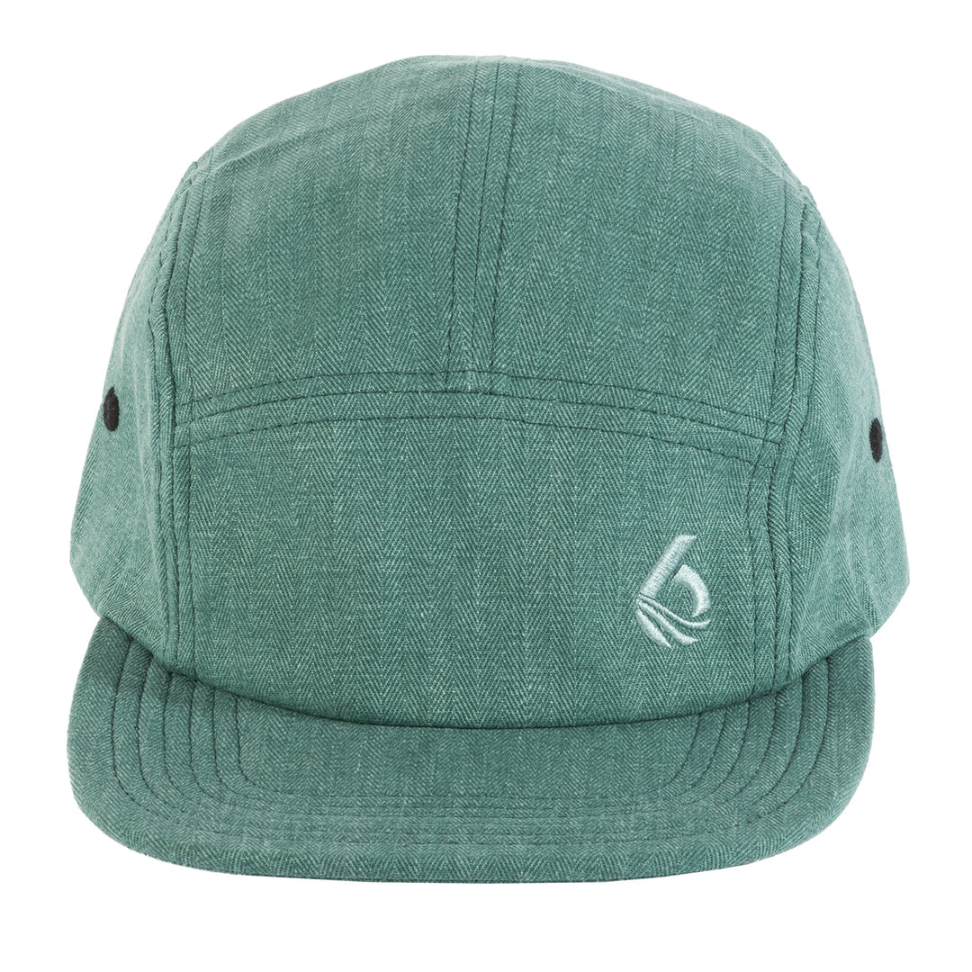 Herring Five Panel Hat - Moss - Front