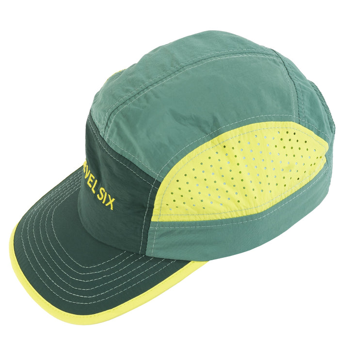 Laser Five Panel Hat - Limeade - Side