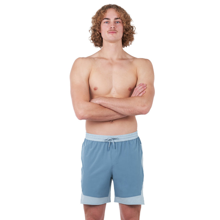 Atlas Boardshorts — Smoke Blue