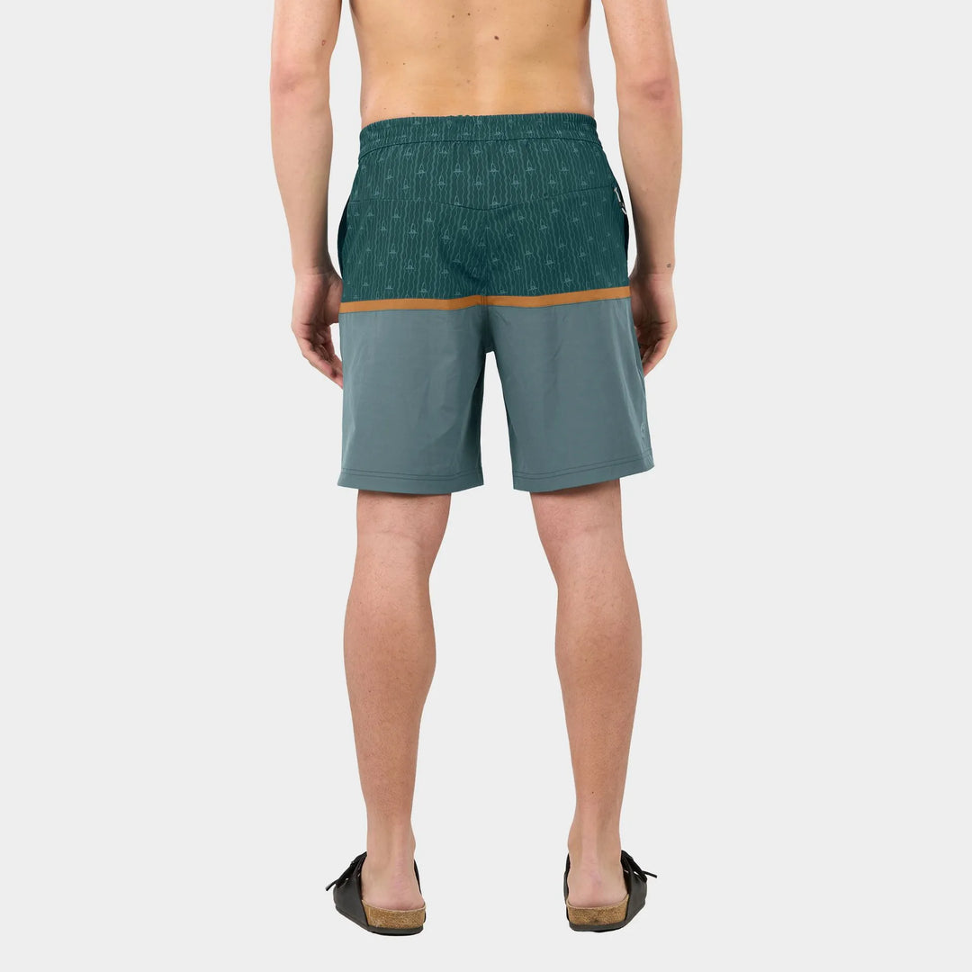 Back - Inlet Boardshorts - North Atlantic