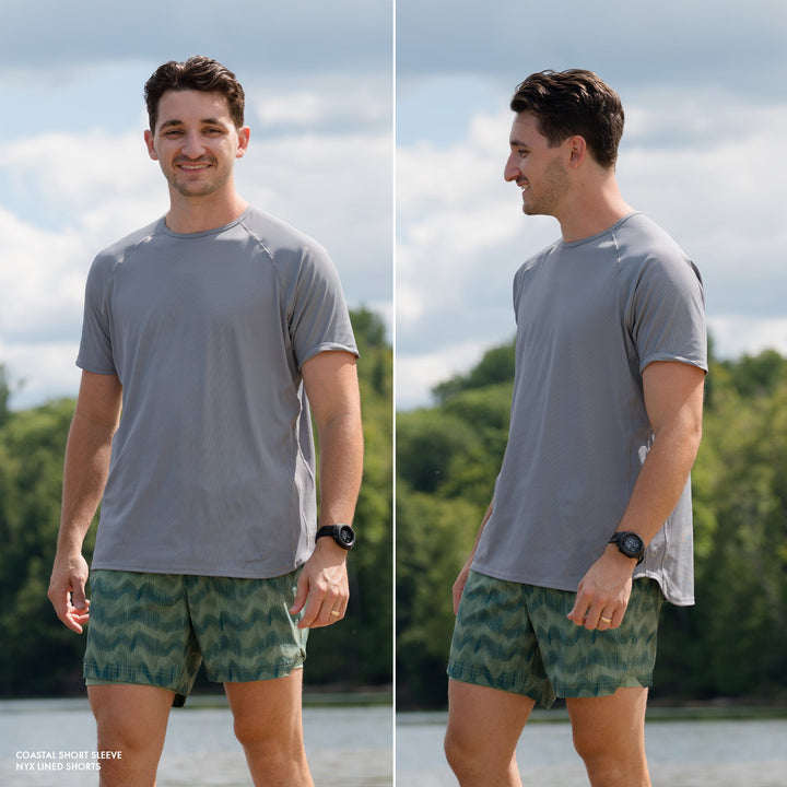Nyx Lined Boardshorts - Ivy Aurora - Lifestyle