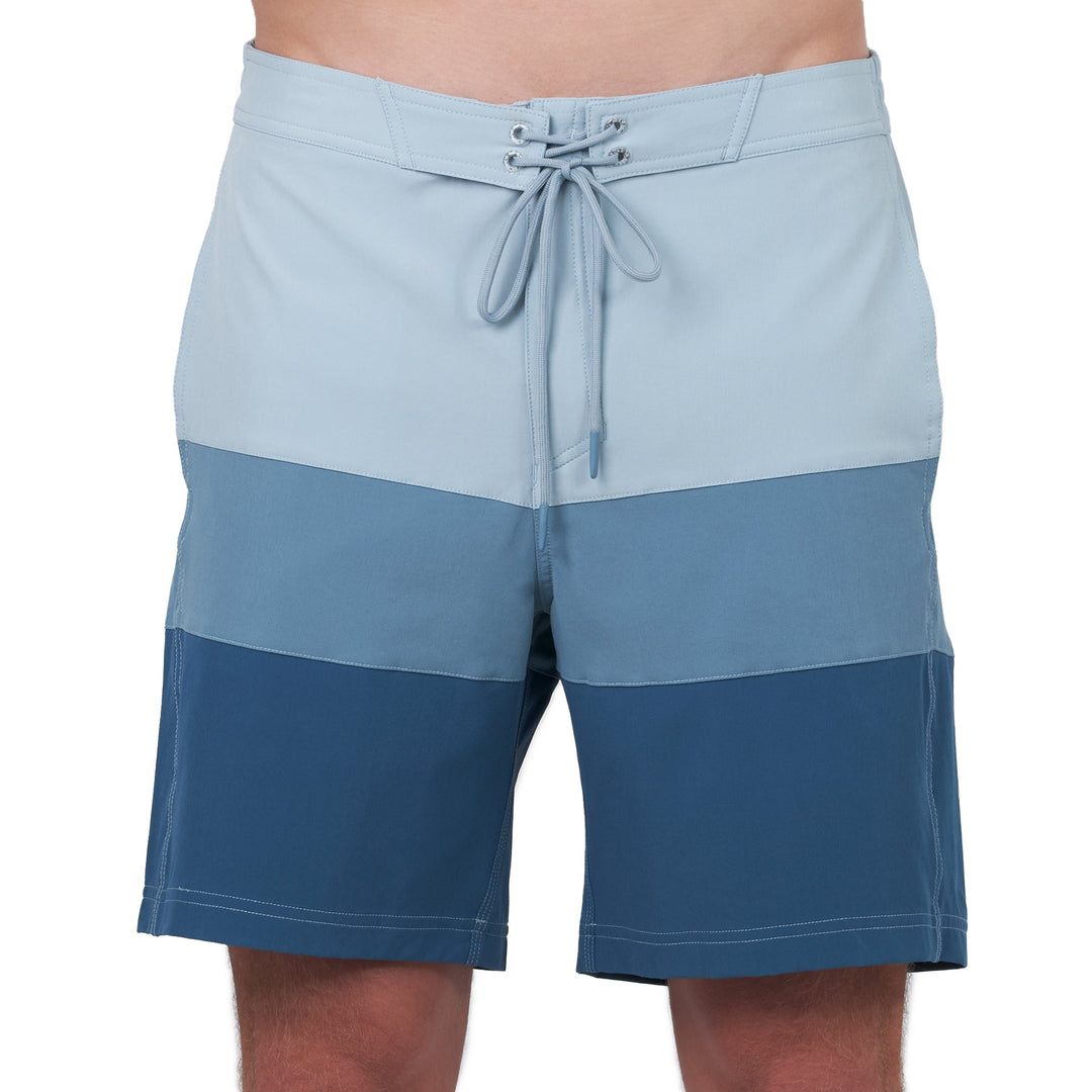 Slanted Boardshorts — Smoke Blue