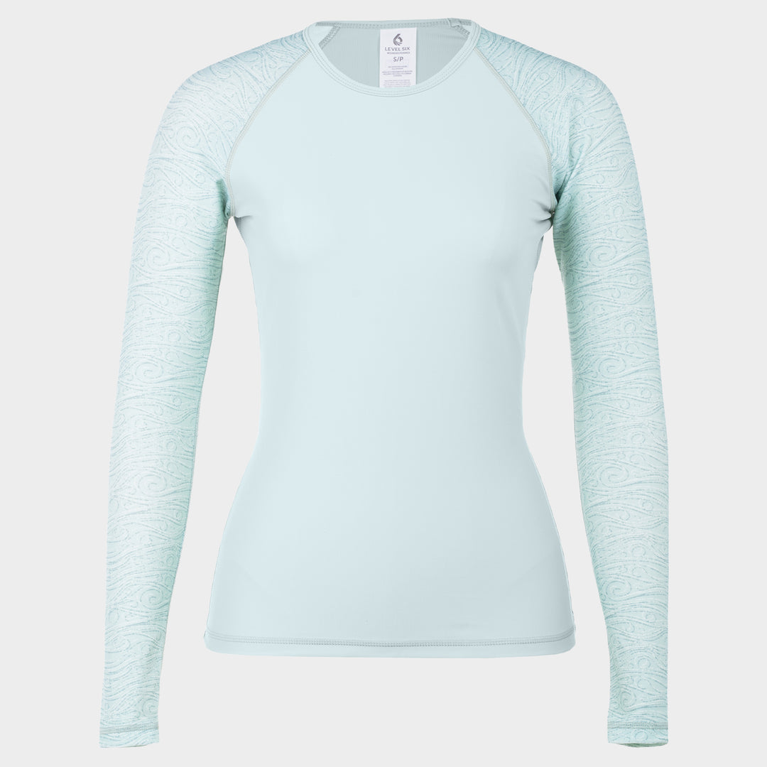 Venus Long Sleeve Rashguard — Mint Flow