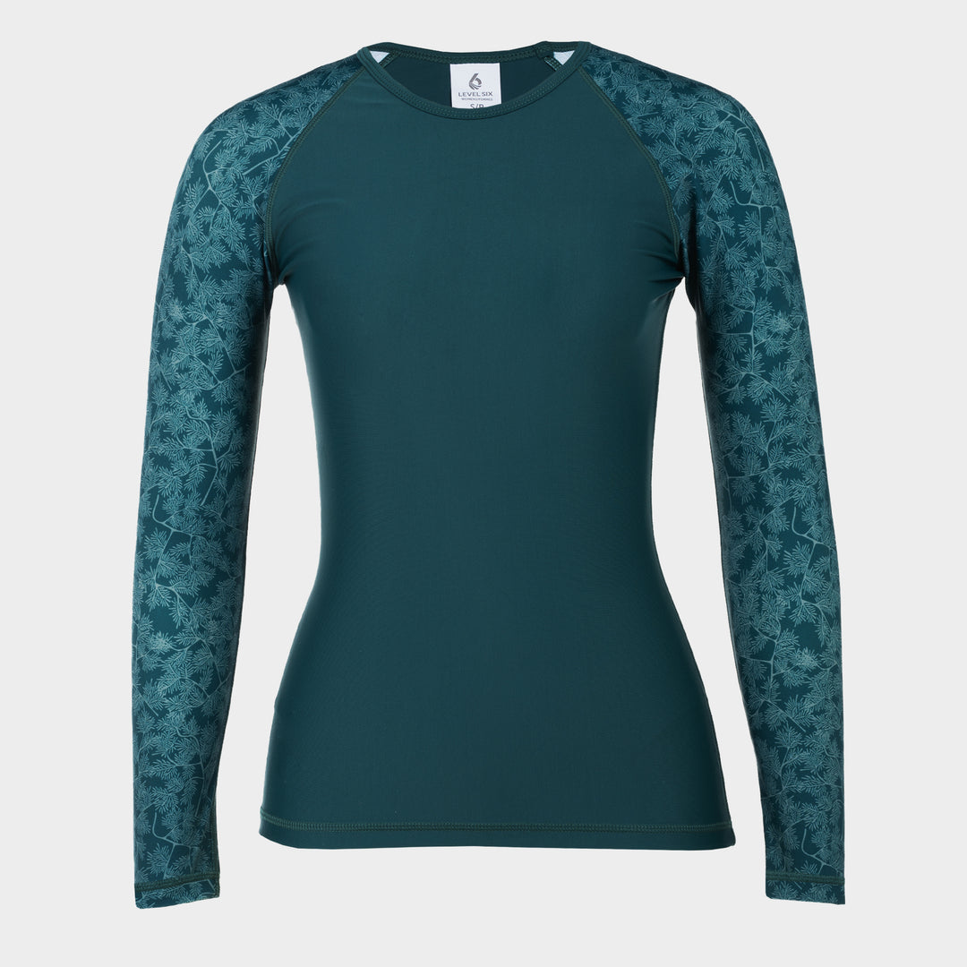 Venus Long Sleeve Rashguard — Teal Spruce