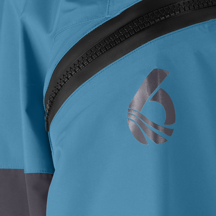 Cronos Dry Suit — shoulder zip detail