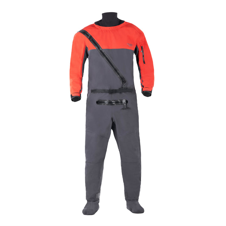 Cronos Dry Suit — Molten Lava, front view
