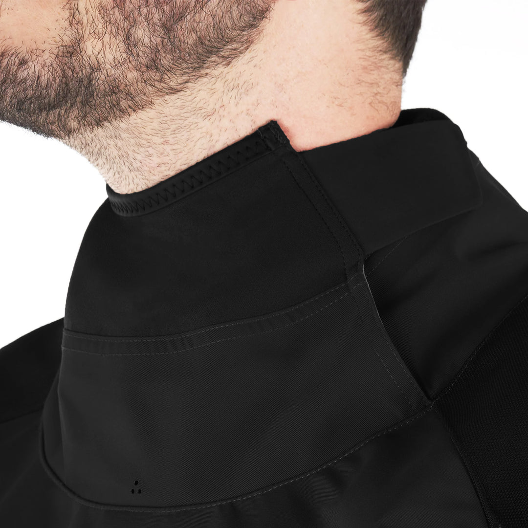 Emperor Dry Suit Blackout — neck detail
