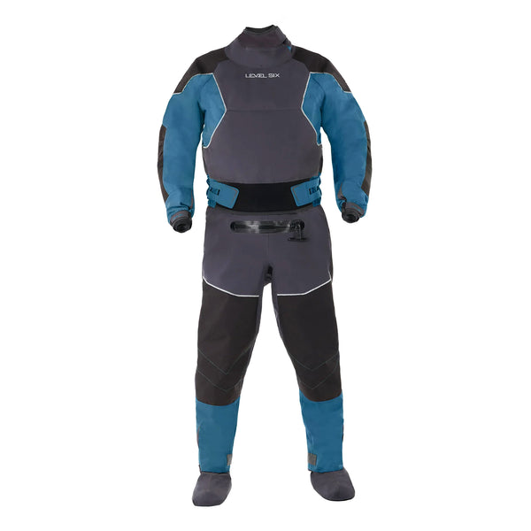 Emperor Dry Suit — Crater Blue, front view
