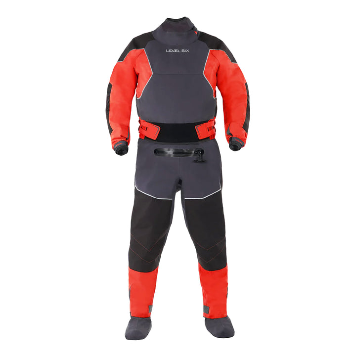 Emperor Dry Suit — Molten Lava, front view