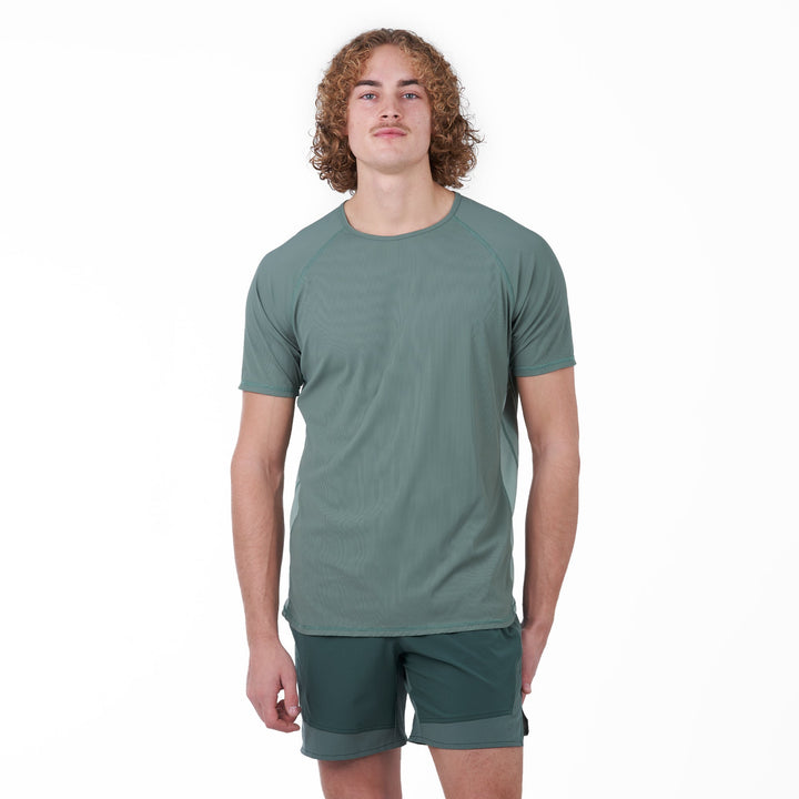 Coastal Short Sleeve Sun Shirt — Hunter