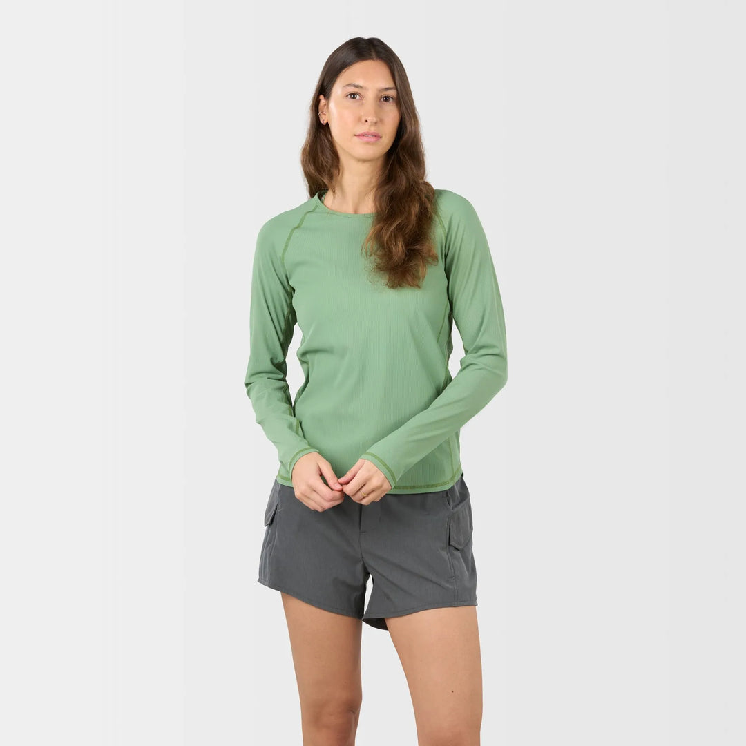 Athena Long Sleeve Sun Shirt - Shale Green