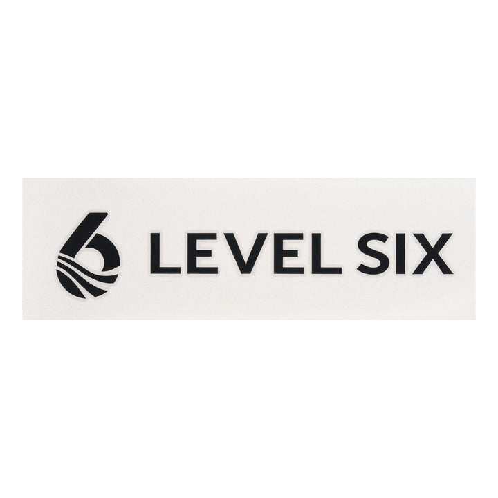 Level Six Logo Transfer Logo — Black