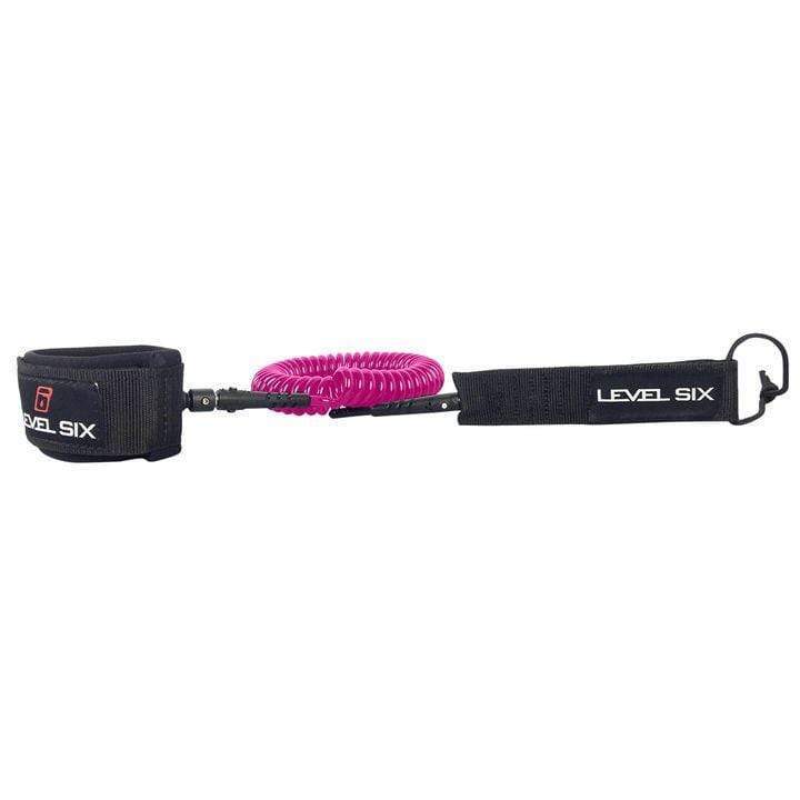 Coiled SUP Ankle Leash — Pink